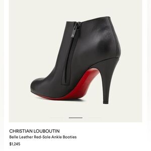 Christian Louboutin Belle 
Leather Booties